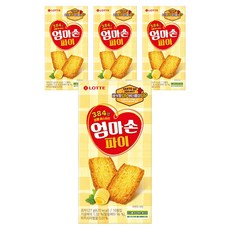 롯데웰푸드 엄마손 파이 과자, 127g, 4개