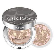 AGE20'S 玻璃亮膚精華粉餅 Perfect 12.5g+替換芯 12.5g, 23 Neutral Beige, 1組