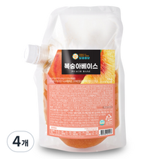 香甜水蜜桃基底濃縮液, 1kg, 4個