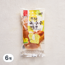 삼립 초당옥수수 크림빵, 100g, 1개입, 6개