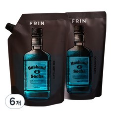 프린 런드리 시럽 세탁세제 허즈번드 & 삭스, 6개, 450ml