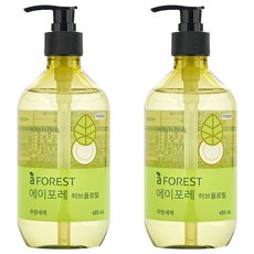 Aforest 柳韓洋行 瓶裝廚房洗潔精 草本花香, 2個, 485ml