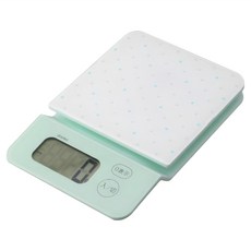 dretec 新水晶 觸碰式電子料理秤 KS-706GN 綠點點 2kg, 1個