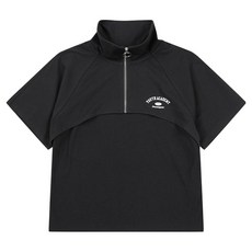 폴햄키즈 여아용 영스터 아노락 레이어드 반팔티