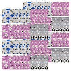 半島良品 珊瑚絨抹布 卡通 20條, 4包