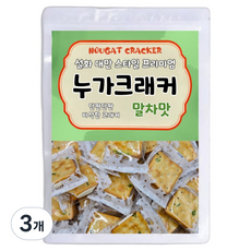 설화 대만 스타일 프리미엄 누가크래커 말차맛, 200g, 3개