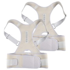 나음다름 바른자세 밴드 화이트 40~55kg, 2개