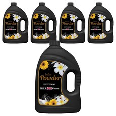 MiLK Cotton 衣物柔軟精 嬰兒爽身粉香 正裝, 3.06L, 5個