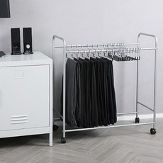 HOME&HOUSE 推車式收納褲架, 灰色, 1個