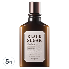 SKINFOOD 黑糖2X男士完美乳液, 180ml, 5個