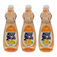 awas 洗碗精 柑橘 Set 3，日本原裝進口，不傷玉手，有效去除油漬汙垢，600ml, 1組