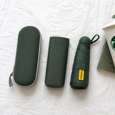 깨비다 미니 5단 자외선차단 마카롱 케이스 우양산