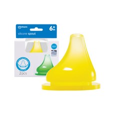 sillymann 鉑金矽膠防漏奶嘴 WSB121 黃色, 6個月以上, 2個