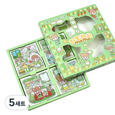 아이두일상취미 빅드림 DIY 모모의 스티커 100p 세트, 5세트, 피크닉