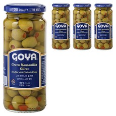 GOYA 醃漬曼薩尼亞綠橄欖, 344g, 4個