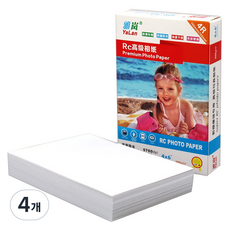 YaLan 高光澤相片列印紙 用紙 霧面, 4X6, 400個