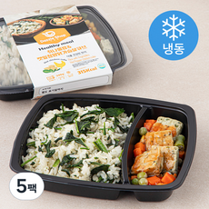 다즐샵 건강한 취나물밥 & 깻잎청양 닭가슴살 큐브 (냉동), 230g, 5팩