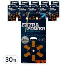 Extra Power 助聽器電池 6入, 13, 30個