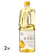 Chamgoeul 料理用大豆食用油, 2個, 1.8L