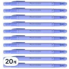 PLAYCOLOR 톰보 케이 수성사인펜, 페일 퍼플, 20개