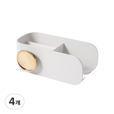 모나코올리브 골드링 헤어드라이기 거치대, 화이트, 4개