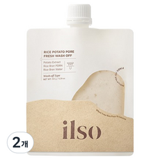 일소 라이스 포테이토 포어 프레쉬 워시 오프 팩, 1개입, 2개