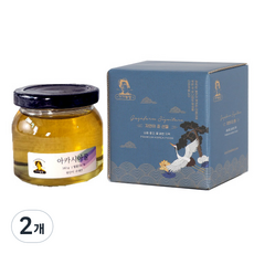 가가농장 국내산 유리병 아카시아꿀, 2개, 180g