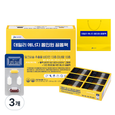 JW중외제약 데일리 에너지 올인원 끌올팩+쇼핑백, 30회분, 3개