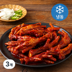 화로 닭발 숯불 통닭발 (냉동), 400g, 3개