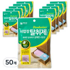 LIVING GOOD 抽屜除臭劑 森林香, 2g, 50個