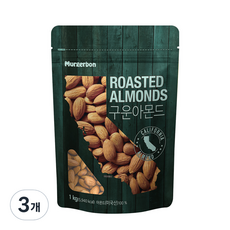 머거본 구운 아몬드, 1kg, 3개