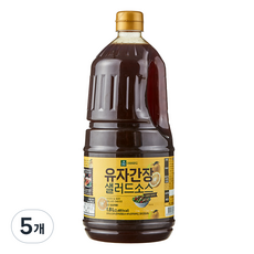 이엔푸드 유자 간장 샐러드 소스, 5개, 1.8L