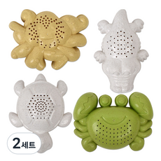 모래놀이 몰드 틀 4종 세트, 바다생물, 300g, 2세트