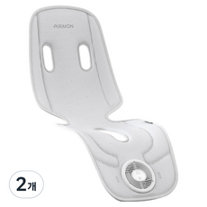 CREAMHAUS AirMon2 嬰幼兒涼感坐墊 Premium S, 短版 灰色, 2個