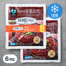 청정원 호밍스 청송식 닭불고기 (냉동), 300g, 6개입