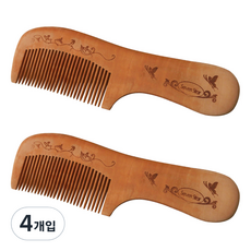CHILSUNG 木梳 LC2, 木頭色, 4支