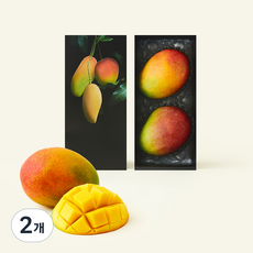 원월드 페루산 프리미엄 자이언트 애플망고 2입, 2개, 0.95kg