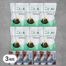 해조미 라이트19 미역국수 300g x 6ea + 모밀소스 35g x 6ea, 2.01kg, 3세트