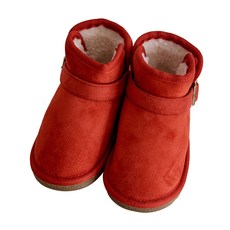 BabyZZam 兒童皮帶毛絨靴