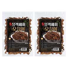 黑胡椒風味魷魚條, 180g, 2包