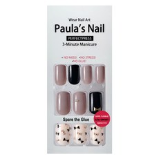 Paula's Nail 寶拉美甲 PNW26-0006 30片套裝 美甲片, 優雅蝴蝶, 1組