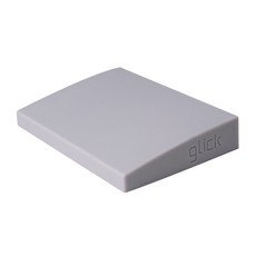 지클릭커 실리콘 팜레스트 넘버키 손목받침대, 라이트그레이, 1개