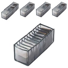 小麥購物 透氣多格收納盒 襪子 L2027, 6個, 11格