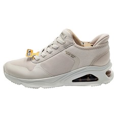 SKECHERS TRES-AIR UNO 女款休閒鞋, Air-Cooled Memory Foam 鞋墊, 米白, 23cm