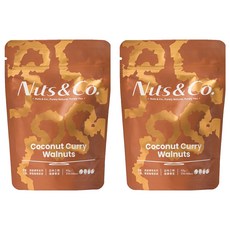 Nuts&Co. 堅果之間 天然輕調味 椰蓉咖哩核桃, 2個, 42g