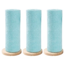 노크노크 뜯어쓰는 다회용 극세사 행주 민트 25 x 25 cm, 3개, 20개입