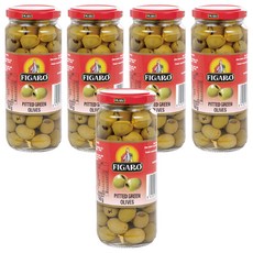 FIGARO 裴加羅 綠橄欖, 開胃小點 菜品提味, 340g, 5罐