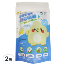 膠囊式機能夾心軟糖，安心給孩子吃的零食，滿足口感又補充營養, 7顆, 3.6g, 2袋