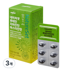 네이처셋 루테인 지아잔틴 아스타잔틴 7.5g, 30정, 3개