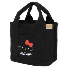 Kiiwi O KT 多隔層厚磅帆布托特包 310g, 大臉黑, 21.5 x 16 x 21.5cm